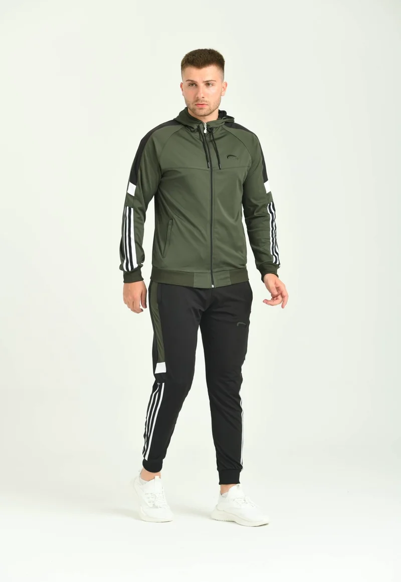 Cramp Spor t Stripe Diving Fabric Men's Set on the Arm
