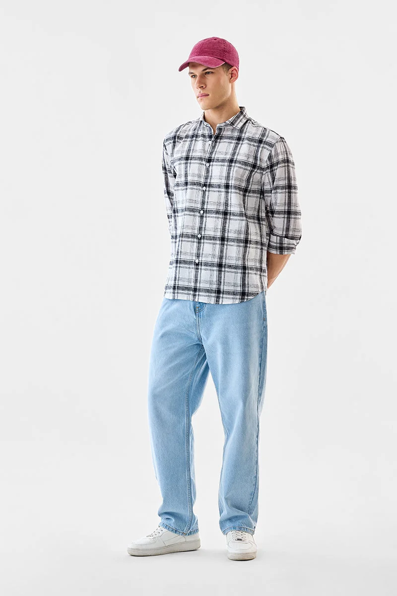 SNITCH Regular Fit Checks Shirt