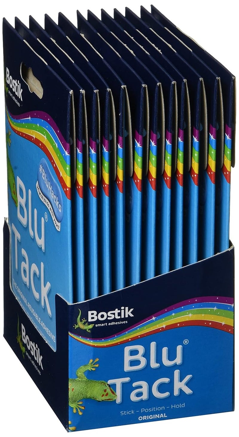 Bostik Blu Tack Mastic Adhesive Putty - Handy Pack of 12 - Image 2
