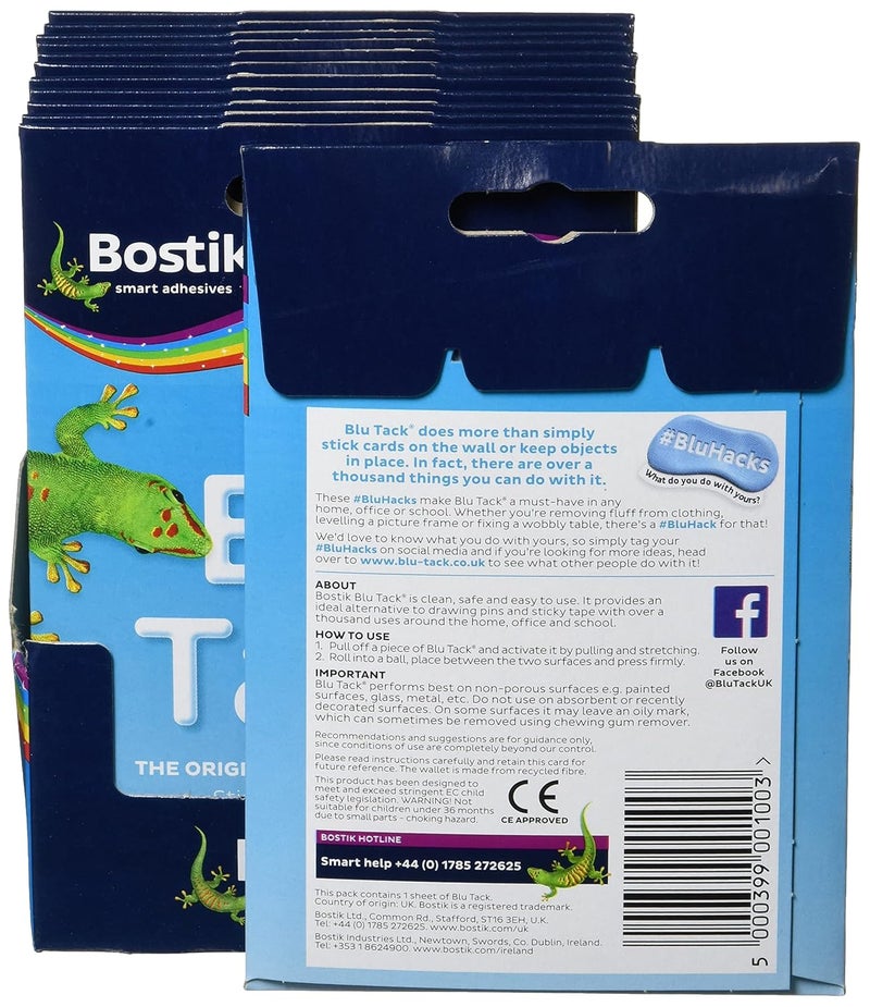 Bostik Blu Tack Mastic Adhesive Putty - Handy Pack of 12 - Image 4