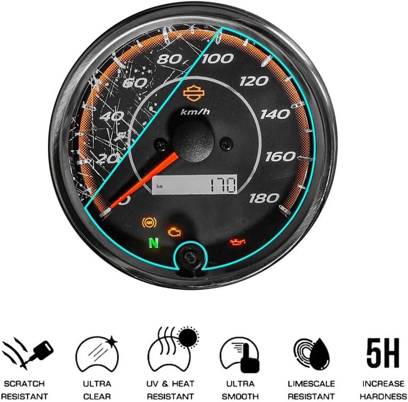 DEMULAX Motorcycle Dashboard Screen Protector - Image 3