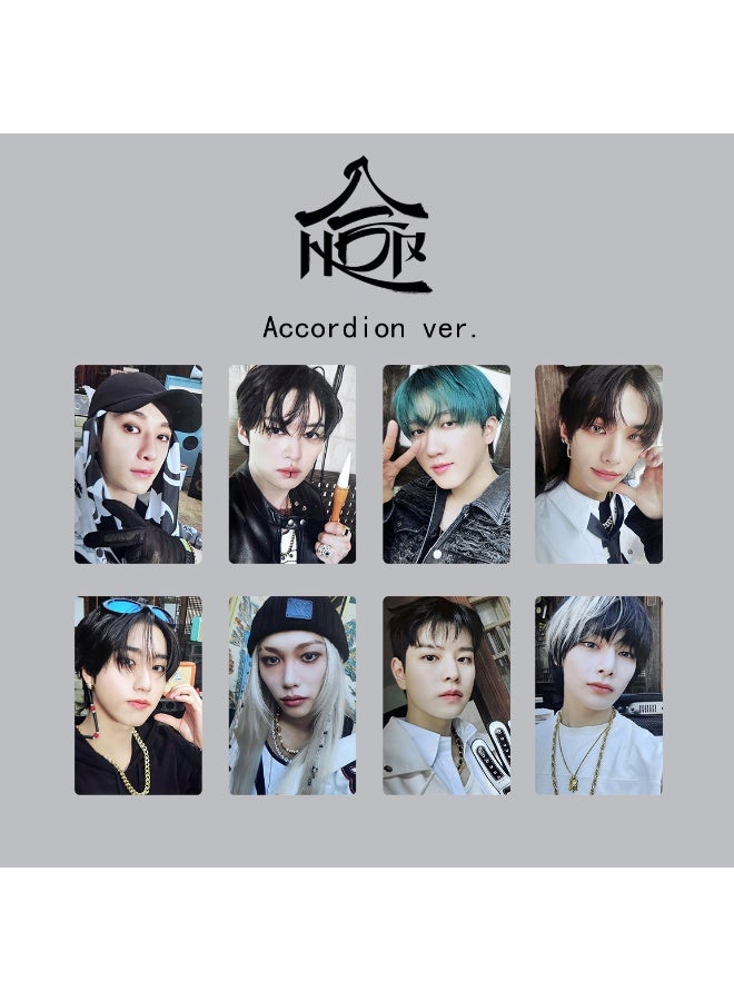 NIBEMINENT 8 Pcs Kpop Straykids SKZHOP HIPTAPE HOP Lomo Cards Card For Fans Collection Gifts - Image 1