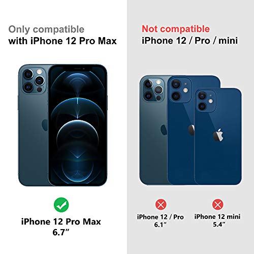Arae Screen Protector for iPhone 12 Pro Max, HD Tempered Glass Anti Scratch Work with Most Case, 6.7 inch, 3 Pack - Image 2