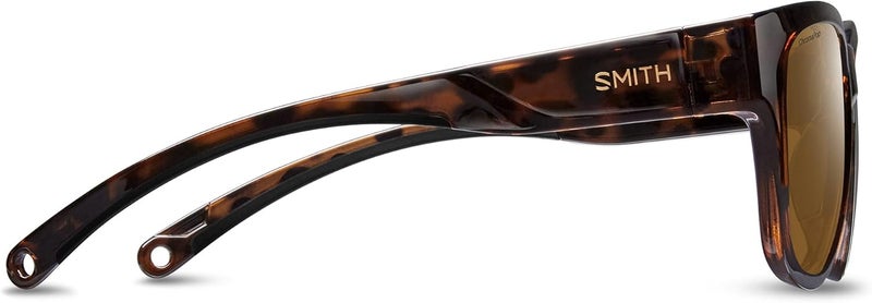 SMITH نظارات شمسية سميث روكاواي الرياضية - نظارات رياضية بأداء عالٍ مع تصميم محيط للركوب والجري والبيسبول والجولف للرجال والنساء - صدفي - بني مفلتر - Image 3