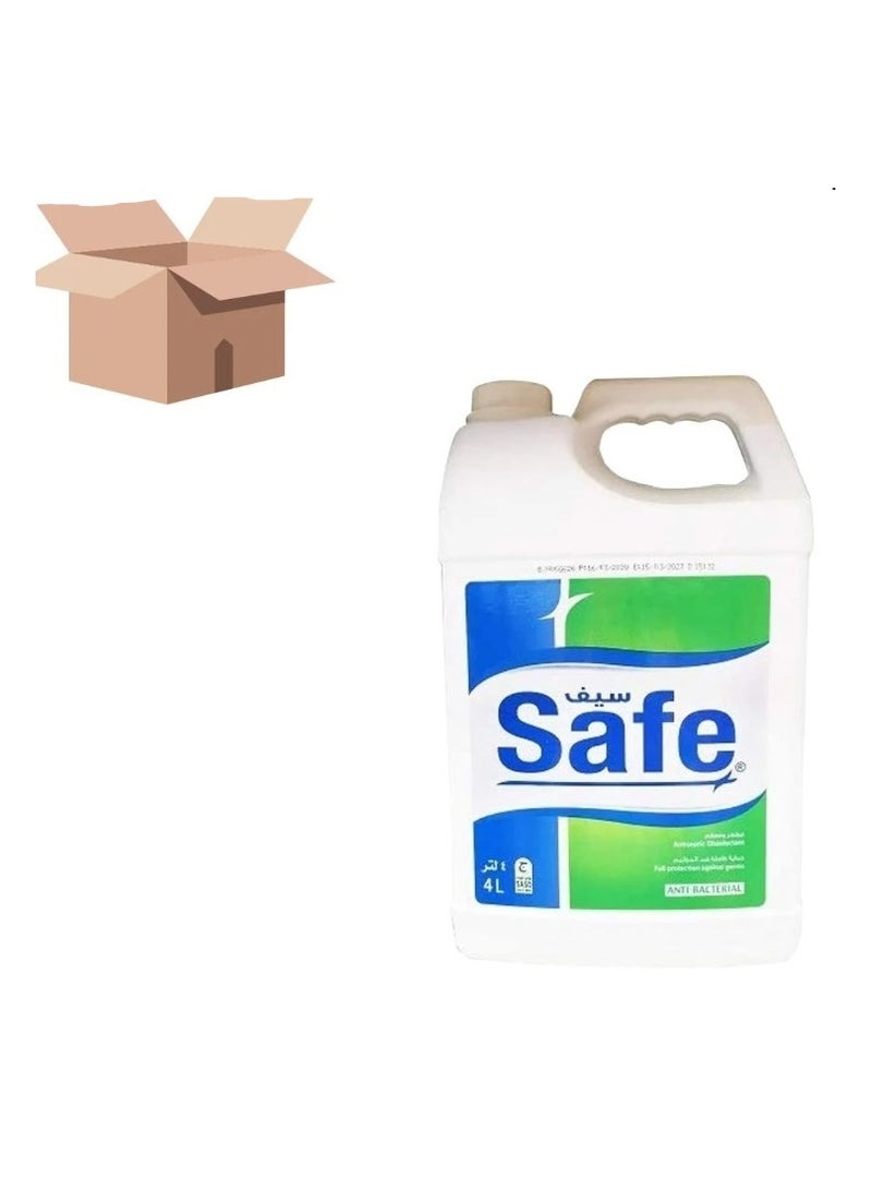 SAFE Disinfectant and sterilizer for floors, 4 liters * 4 packages