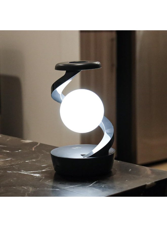 RGB Color-Changing Night Light Lamp with Levitating Floating Design with Wireless Phone Charging, Motion-Sensing Hand Activation, Table Lamp for Bedroom, Kitchen, Living Room, Home Office - Image 1