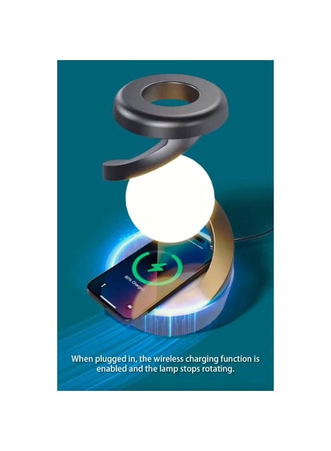 RGB Color-Changing Night Light Lamp with Levitating Floating Design with Wireless Phone Charging, Motion-Sensing Hand Activation, Table Lamp for Bedroom, Kitchen, Living Room, Home Office - Image 5