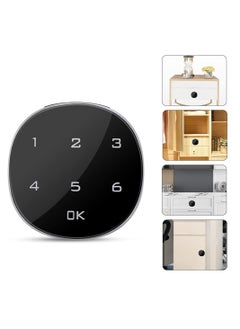 Excefore Cabinet Lock Digital Code Lock Touch Screen 15 Digital Combination Locks Electronic Anti-Theft Lock for Wardrobe Tool Box Cabinet Drawer Mailbox School Locker  - Image 2