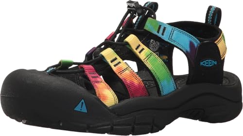 KEEN Mens Newport H2 Closed Toe Water Sandals Original Tie Dye 115