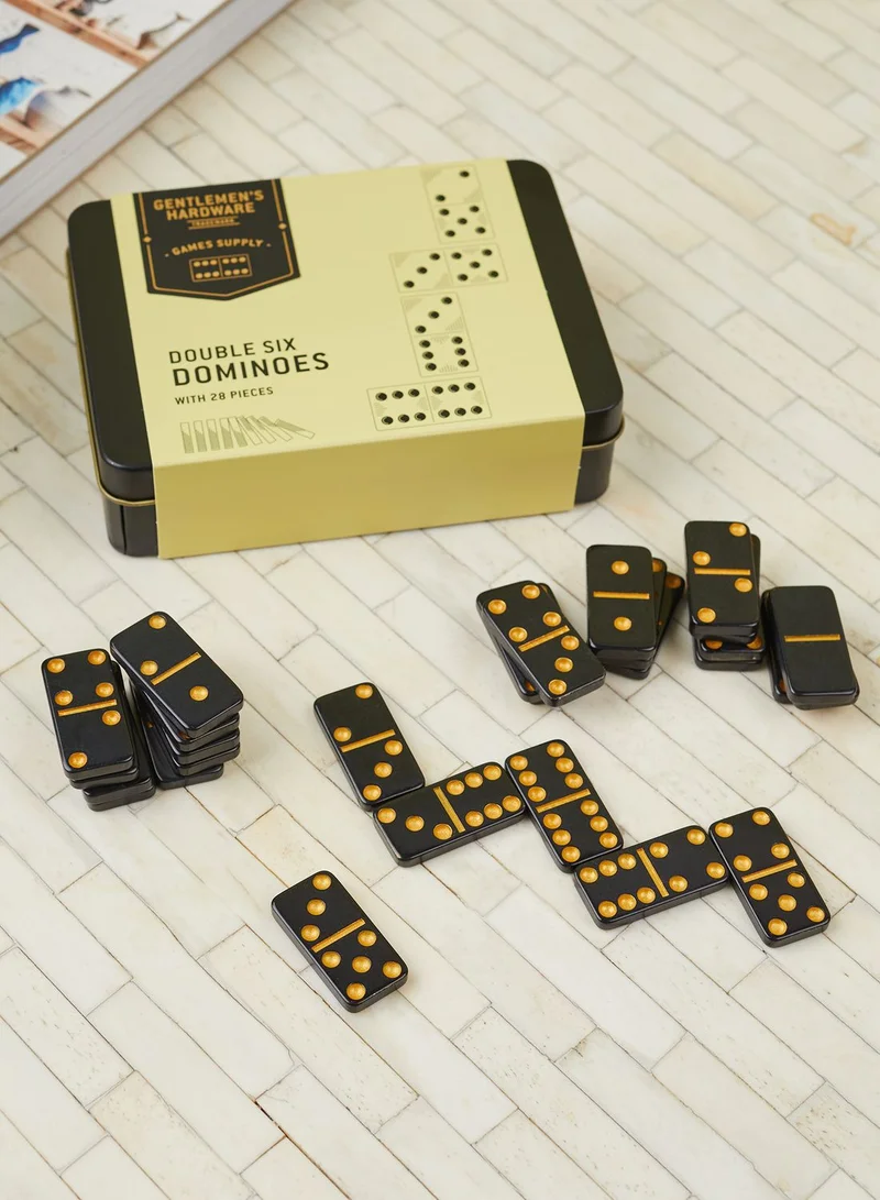 GENTLEMEN'S HARDWARE Double Six Dominoes