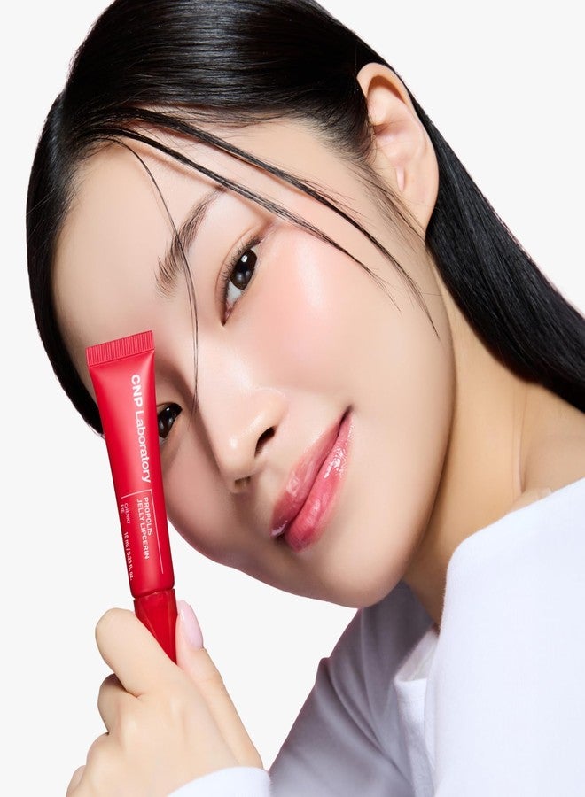 CNP Propolis Jelly Tinted Lipcerin™ - 04 Cherry Pie, Hydrating Lip Balm & Gloss with Manuka Honey + Hyaluronic Acid, Korean Skincare, 0.3 fl.oz. - Image 3