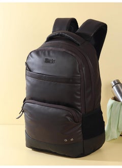 Hot Shot HOT SHOT BAGS VINTAGE SERIES 1395 32L FAUX LEATHER WATER RESISTANT ANTI THEFT LAPTOP BACKPACK | OFFICE BACKPACK | COLLEGE BACKPACK  - Image 2