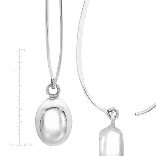 Silpada 'Wire Drop' Earrings in Rhodium-Plated Sterling Silver - Image 4