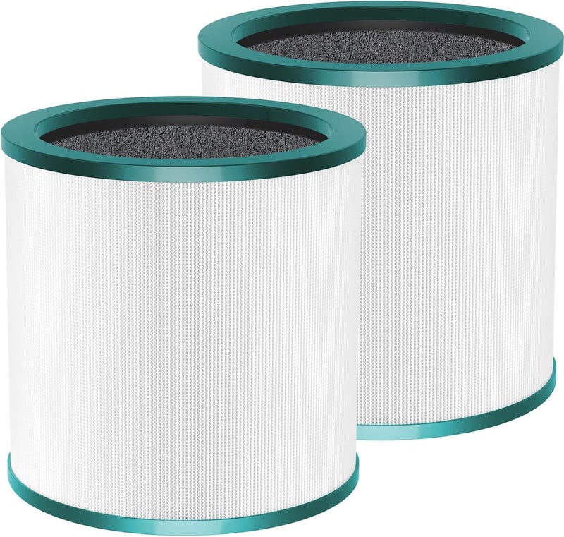 isinlive TP01 HEPA Replacement Filter Compatible with Dyson Tower Purifier Pure Cool Link TP01, TP02, TP03, AM11, BP01 Models, Compare to Part 968126-03, 2 Pack - Image 1