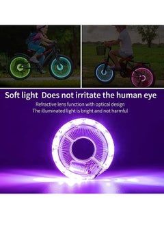 Y&D Bicycle Wheel Lights Bike Front Light Tail Hub Spoke One Lamp LED Keep Safe and Fun with 7 Color 18 Modes Rechargeable Kids Balance Fashion Gift for Children Boys Girls  - Image 4