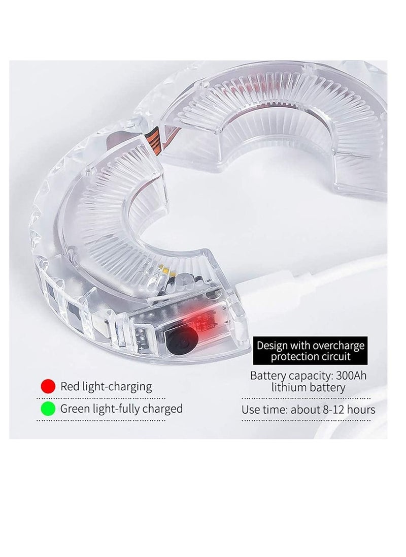 Y&D Bicycle Wheel Lights Bike Front Light Tail Hub Spoke One Lamp LED Keep Safe and Fun with 7 Color 18 Modes Rechargeable Kids Balance Fashion Gift for Children Boys Girls  - Image 3
