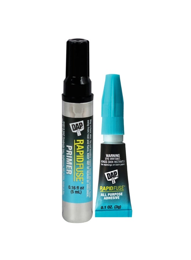 DAP RapidFuse All Purpose Adhesive with Plastic Primer Fast Setting Glue - Image 2
