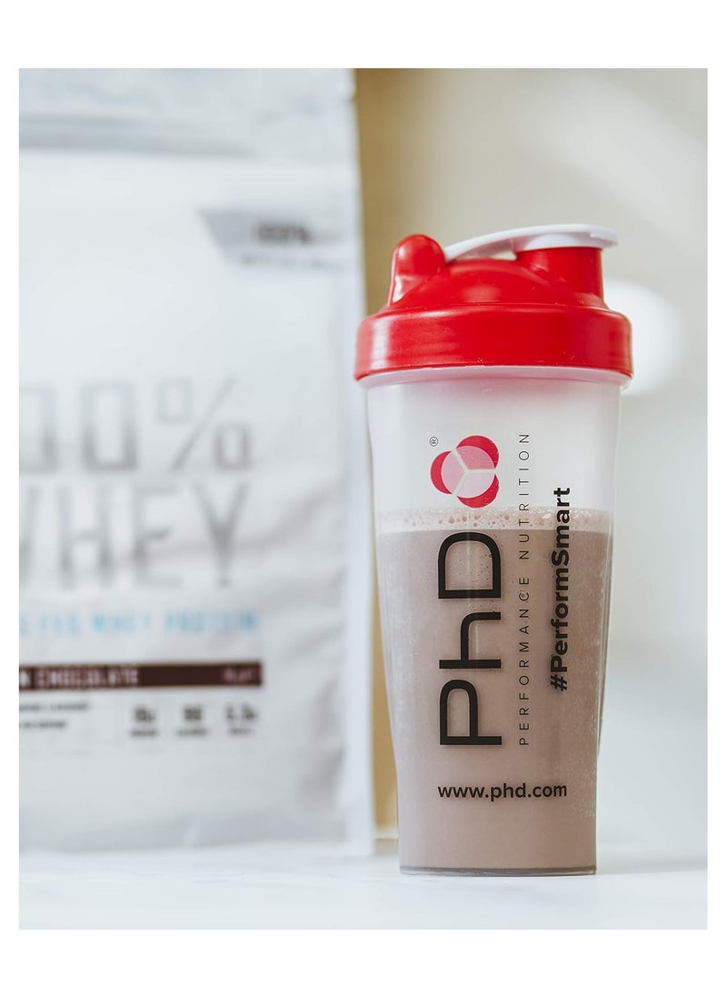 PhD 100% مصل اللبن، لدعم كتلة العضلات، نكهة كريم الفانيليا، 1 كجم مع 1.6 جرام دهون و1.4 جرام سكر، 20 جرام بروتين، 101 سعر حراري، 40 حصة  - Image 3