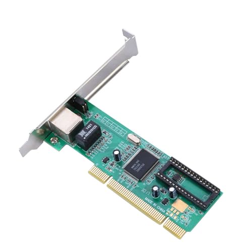 PremiumAV 10/100 Mbps PCI LAN Card – Internal Ethernet Network Adapter for Desktop PC with RJ45 Port – Wired Internet Connectivity for Windows XP/7/8/10 via PCI Slot - Image 1