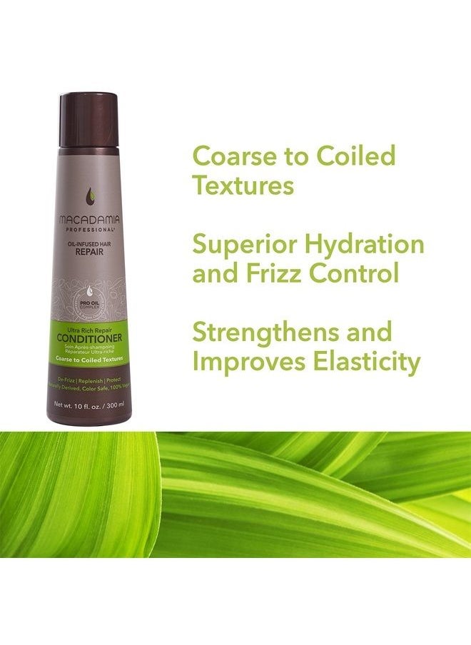 Macadamia Professional - Hair Care Sulfate & Paraben Free Natural Organic Cruelty, Regular, 10 Oz - Image 1