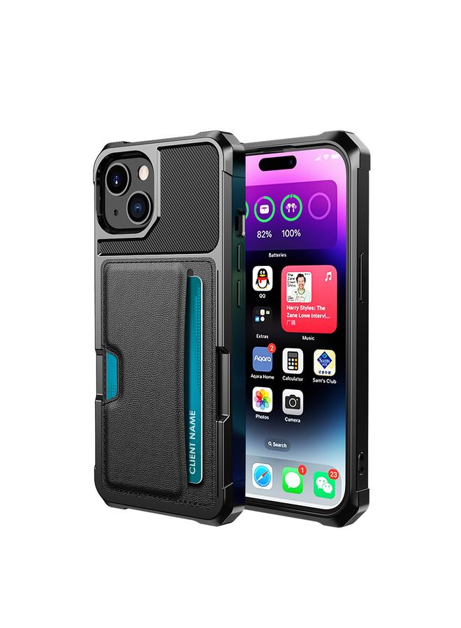 S-TOP Case For iPhone 15 ZM02 Card Slot Holder Phone Case - Image 1