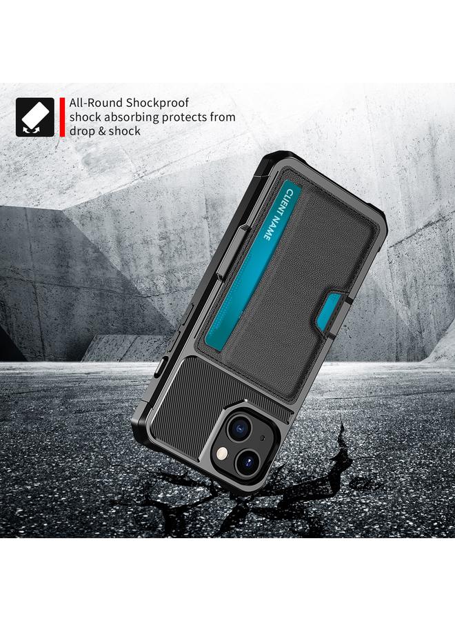 S-TOP Case For iPhone 15 ZM02 Card Slot Holder Phone Case - Image 2