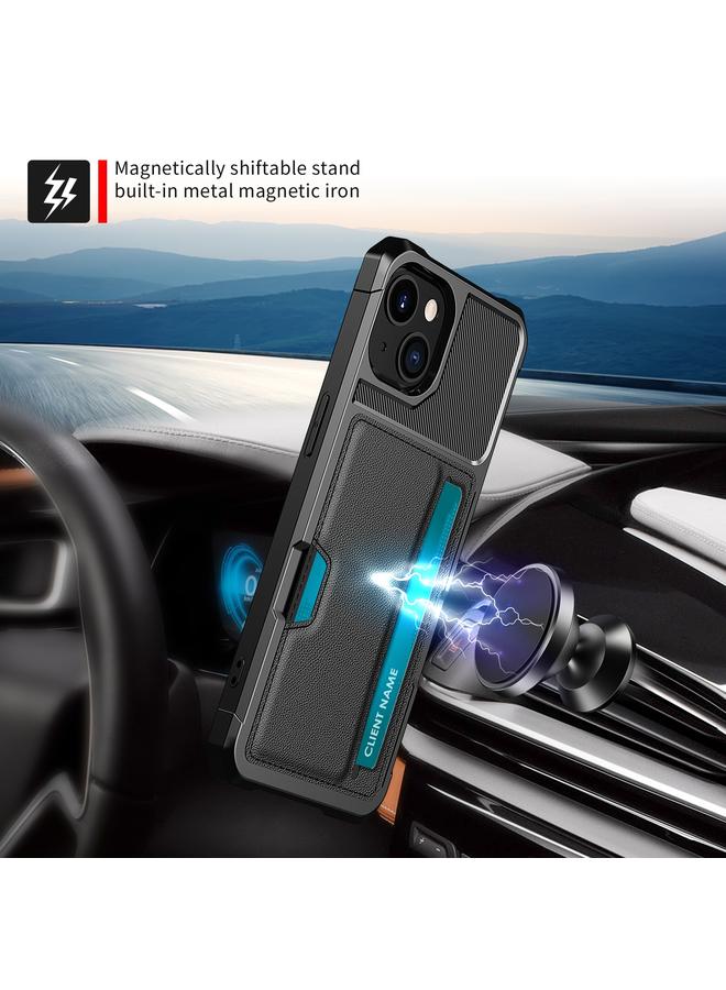 S-TOP Case For iPhone 15 ZM02 Card Slot Holder Phone Case - Image 5