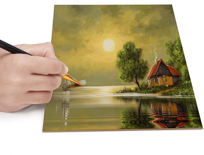 Snoogg خشب MDF من سنوج للفنون والحرف لفن الراتنج، الماندالا، بناء النماذج، ديكور المنزل، الرسم، مشروع الطلاب، لوحة DIY. الشكل مربع الحجم 4x4 عبوة من 10 - Image 5