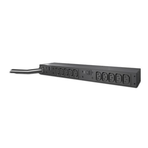 APC Rack Mount PDU, Basic 200V-230V/30A, (10) Outlets, 1U Horizontal Rackmount (AP9571A) - Image 2