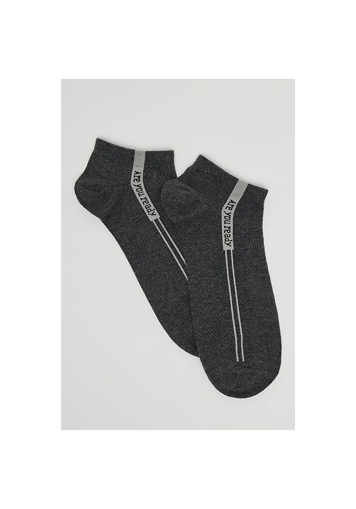 أر أند بي 3 Pack Printed Ankle Socks