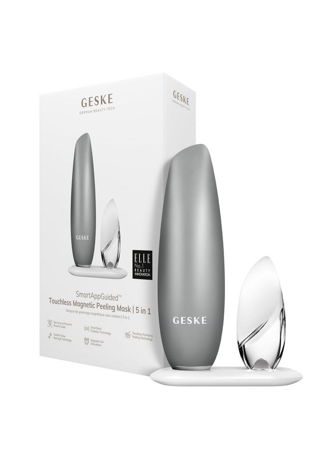 GESKE GESKE SmartAppGuided™ Touchless Magnetic Peeling Mask 5 in 1 | Magnetic Face Mask | Removes Impurities | Facemask | Pore Cleansing | Skincare for All Genders | Best of Face Masks | Clean Skin Glow - Image 1