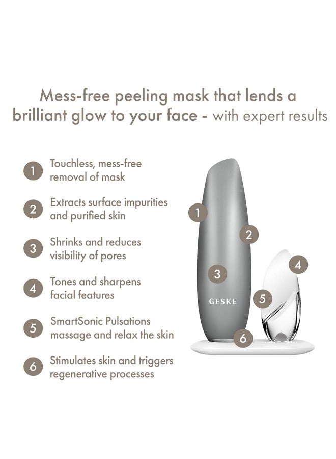 GESKE GESKE SmartAppGuided™ Touchless Magnetic Peeling Mask 5 in 1 | Magnetic Face Mask | Removes Impurities | Facemask | Pore Cleansing | Skincare for All Genders | Best of Face Masks | Clean Skin Glow - Image 2