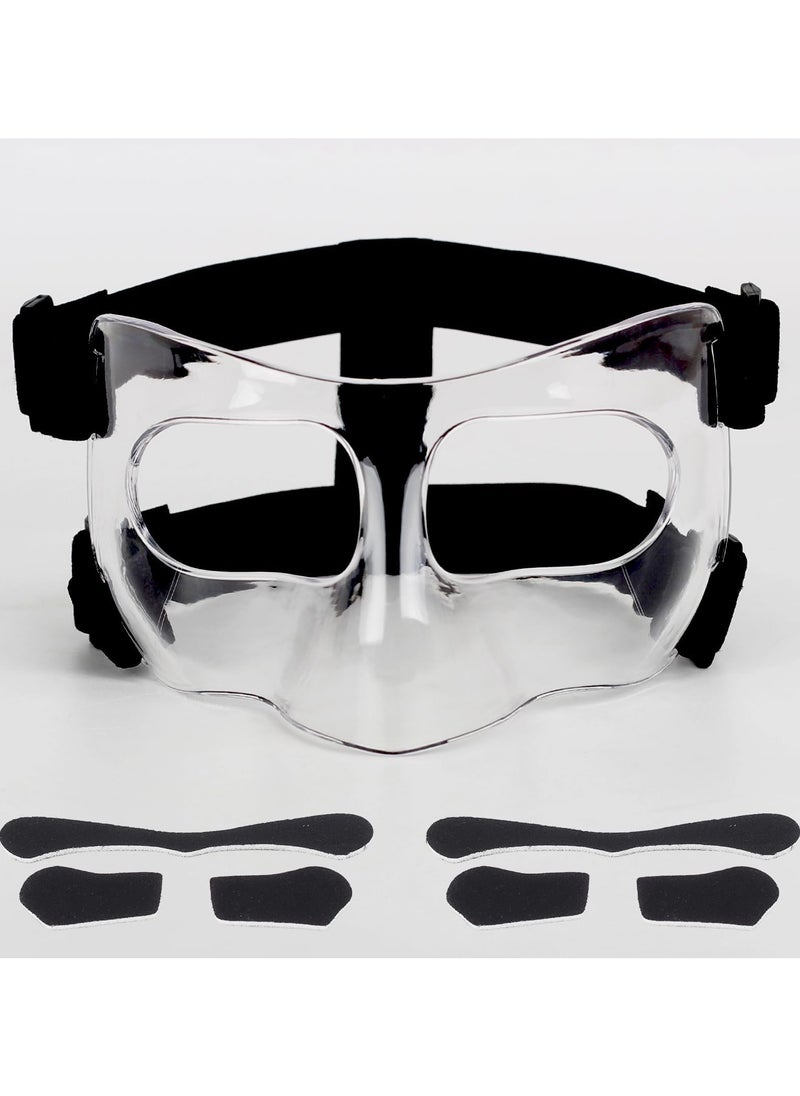 PYC Nose Guard for Broken Nose, Face Shield Masks for Soccer and basketball Sports, Adjustable for Adults and Teenagers, Suitable for Men and Women  - Image 1