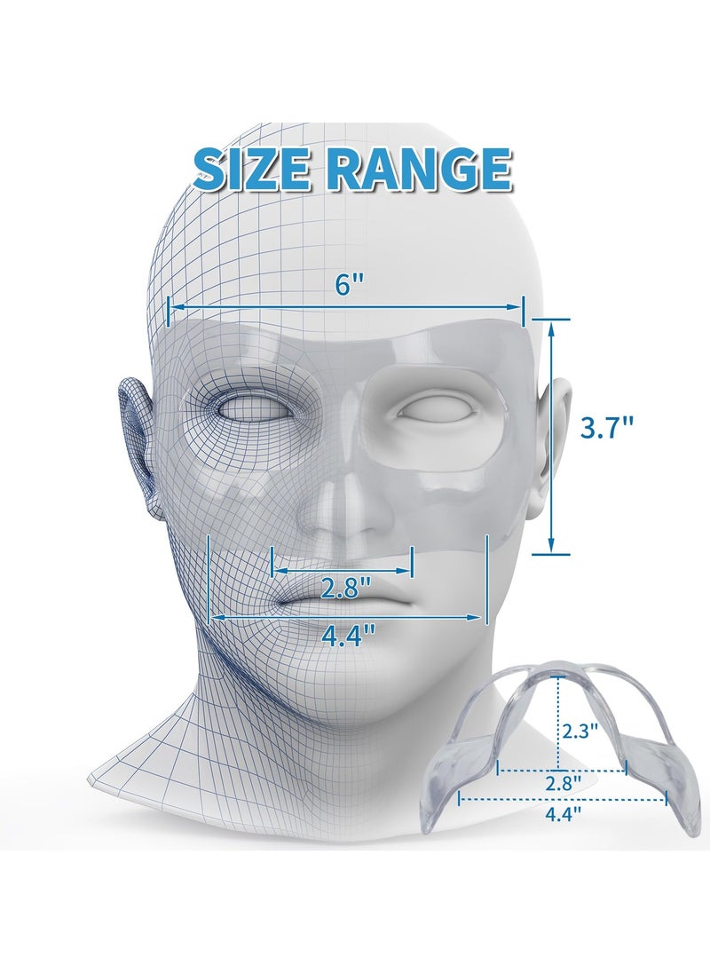 PYC Nose Guard for Broken Nose, Face Shield Masks for Soccer and basketball Sports, Adjustable for Adults and Teenagers, Suitable for Men and Women  - Image 2