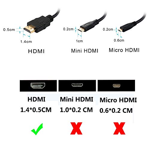 Anbear HDMI to VGA with Audio Adapter, Gold-Plated VGA to HDMI Adapter1080P Video Converter Male to Female with 3.5mm Audio Port Compatible for PC,Laptop,DVD - Image 3