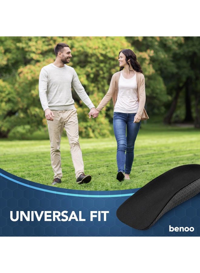 benoo Medium Length Increase Insoles - Increase Height for Comfortable Shoes for Men, Instant Height Increase (7-9) - Image 5