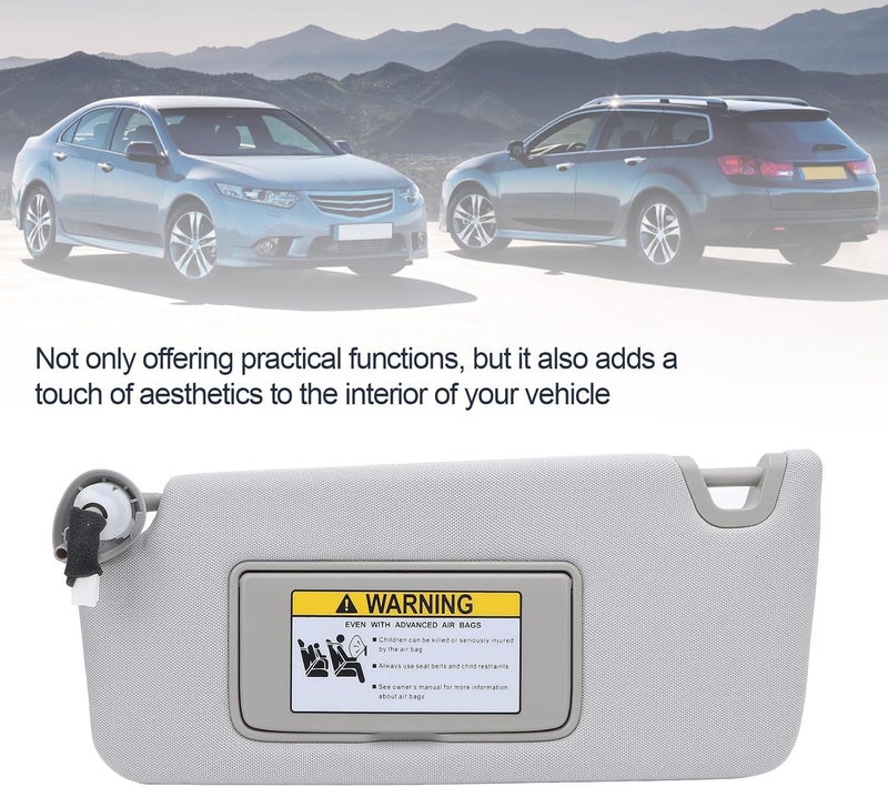 Luocute Sun Visor Assembly, Sun Blocker with Magnetic Mounting for Car Sunroof, Improve Visual Comfort and Driving Safety, Visor Replacement Replacement for 2013 2019 (Left: 83280 TA5 A51ZA) - Image 3