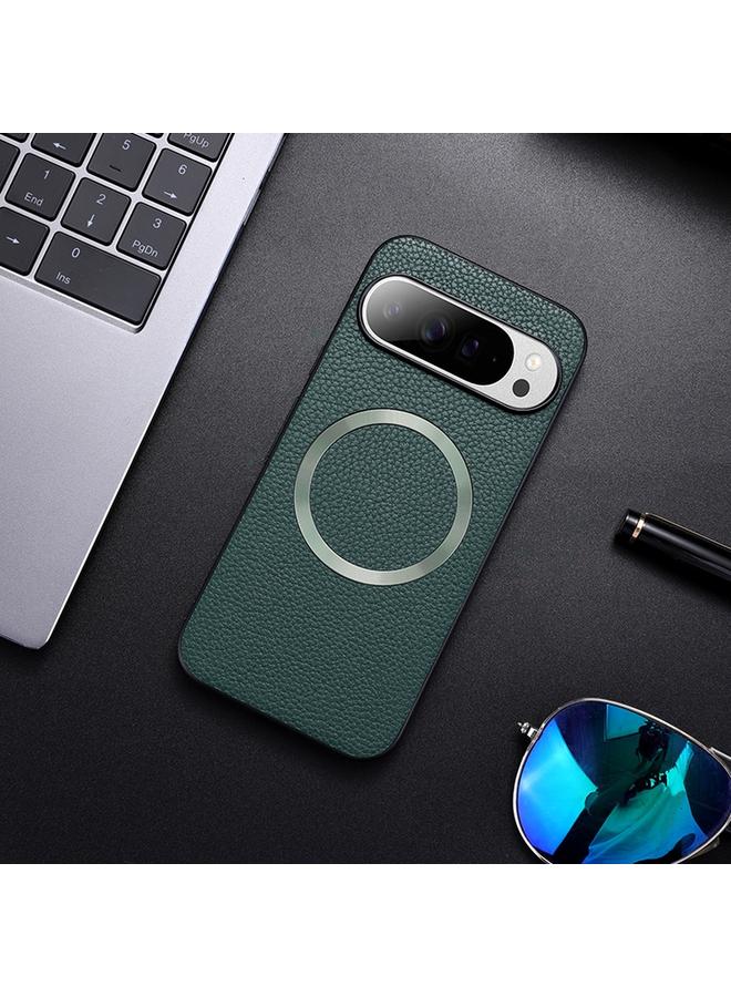 The Bros Phone Case For Google Pixel 9 CD Magsafe Magnetic Litchi Texture Phone Phone Case - Image 1