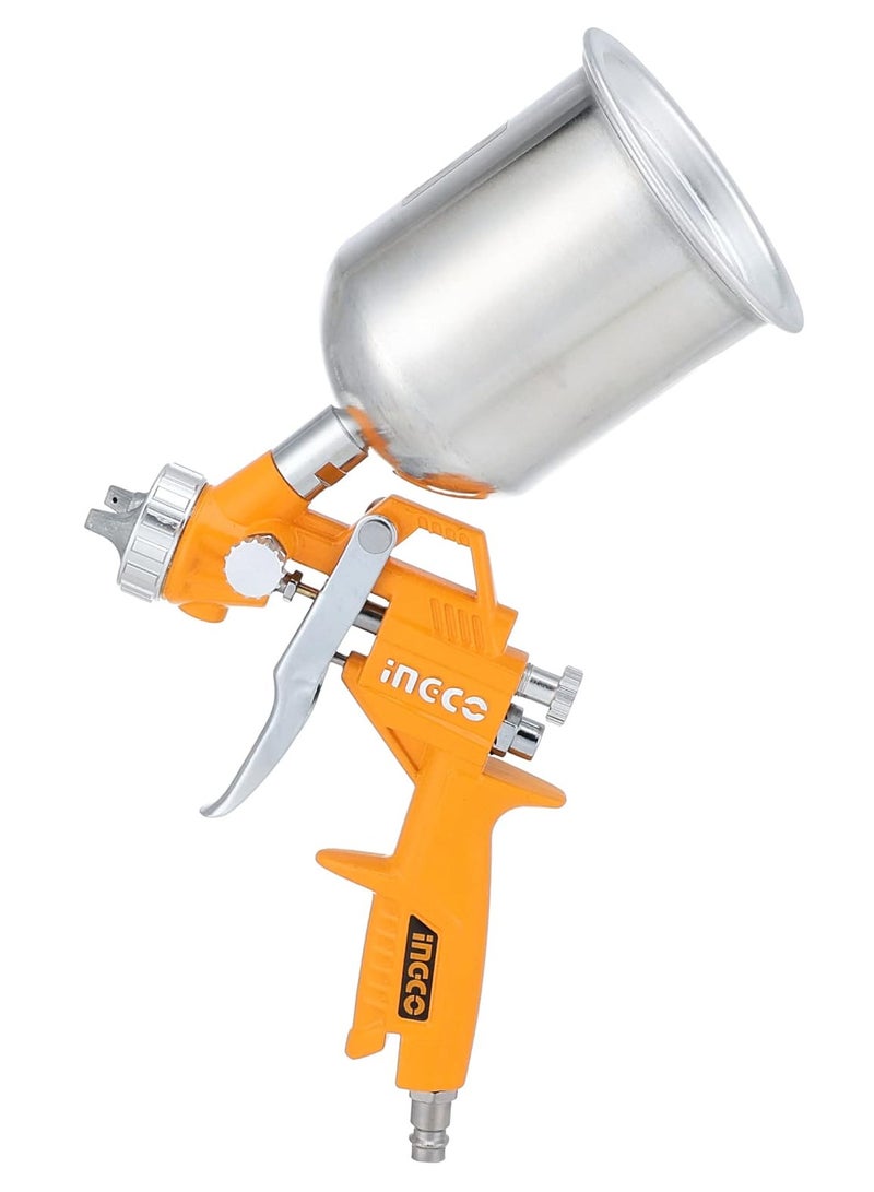 INGCO ASG4041 airbrush spray gun with top tank (1.5mm, 400 cc)  - Image 1
