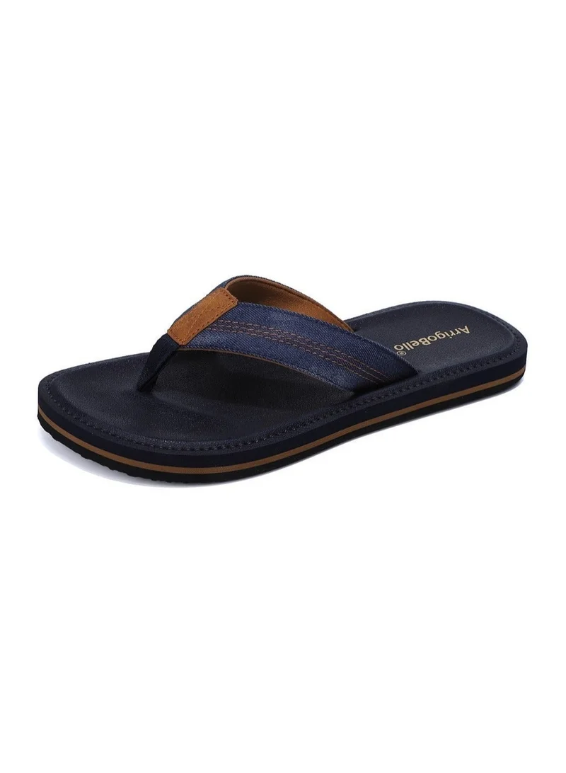 Mens Casual Comfort Flip Flops Non Slip Thong Sandals Lightweight Slides Slippers for Daily Wear
