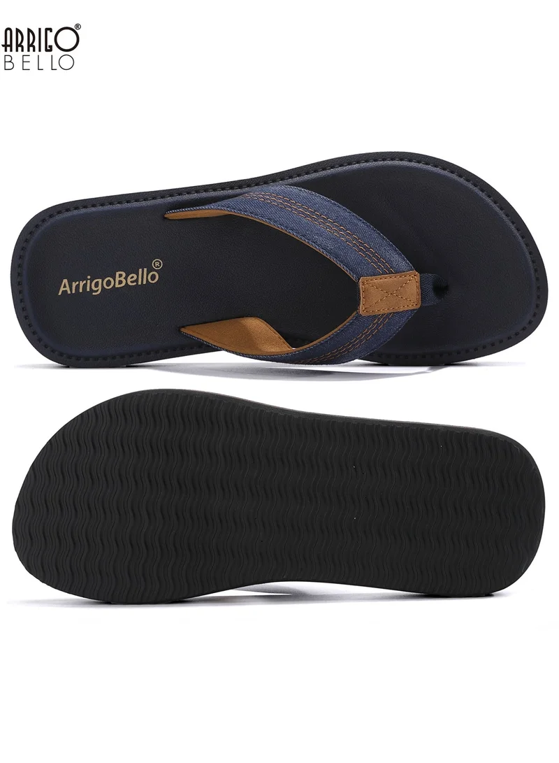 ARRIGO BELLO AT1905-2 Mens Casual Comfort Flip Flops Non Slip Thong Sandals Lightweight Slides Slippers for Daily Wear for Men | Best Price UAE