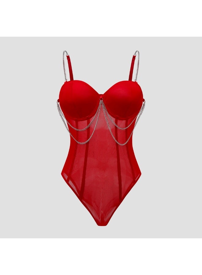 KUYING New Comfortable Skin Friendly Breathable Shaping Waist Cinching Jumpsuit  - Image 1