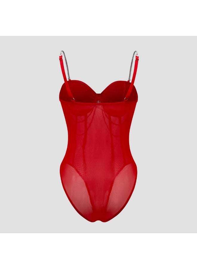 KUYING New Comfortable Skin Friendly Breathable Shaping Waist Cinching Jumpsuit  - Image 2