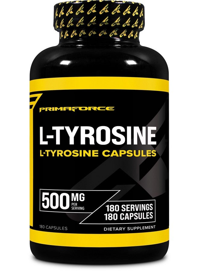 Primaforce L-Tyrosine Capsules 180 Capsules, 500 mg Per Serving - Image 1