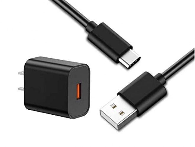 ienza USB-C Power Charge 3FT Cable Wire & AC Block for 2021 & Newer Kindle Paperwhite, Signature Ed & Paperwhite Kids 11th Gen, 2019 (9th Gen) & Newer Fire HD (Not for Older Kindles/Fire HD. See Pictures) - Image 1
