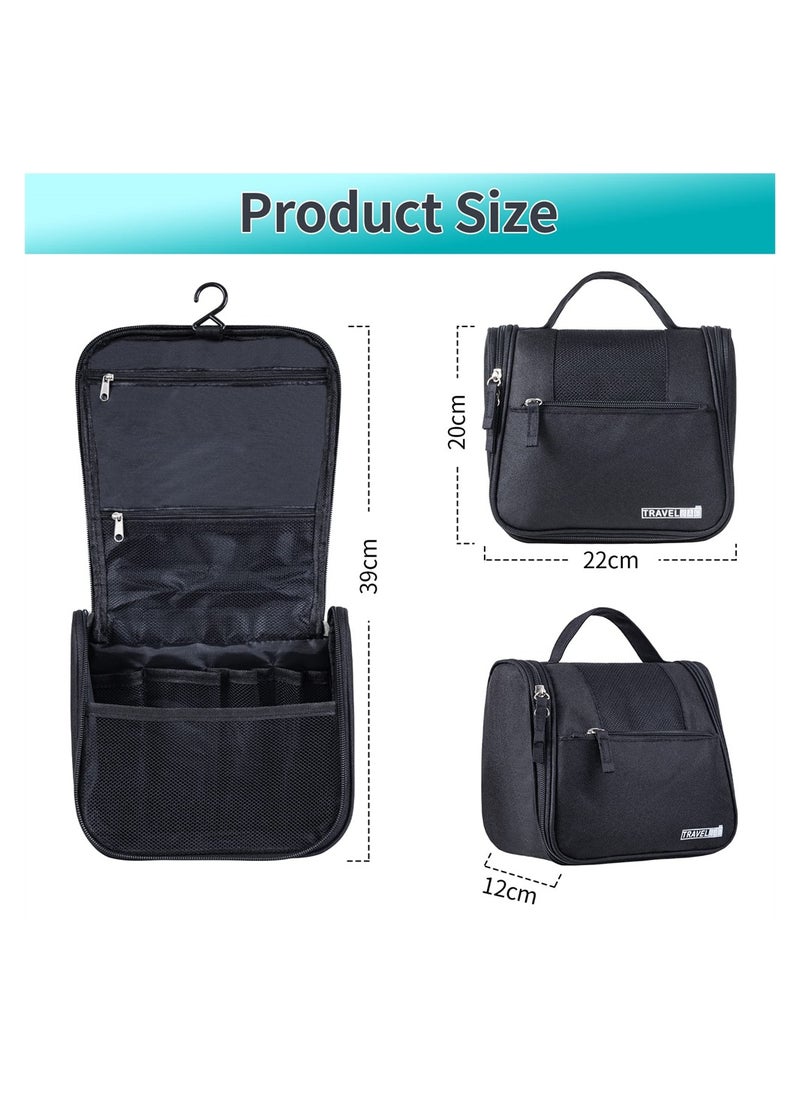 SYOSI - Wash Bag, Capacity Travel Toiletry Bags, Travel Portable Hanging Bag, Waterproof Cosmetic Bag, Toiletry Bags for Business Trip, Gym, Vacation and Household - Image 1