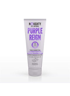 NOUGHTY 97% Natural Purple Reign Tone Correcting Conditioner for Blonde, Grey or Silver Hair to Banish Brassy Tones with Blueberry and Blackcurrant, Sulphate Free Vegan Haircare, 250ml  - Image 1