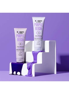 NOUGHTY 97% Natural Purple Reign Tone Correcting Conditioner for Blonde, Grey or Silver Hair to Banish Brassy Tones with Blueberry and Blackcurrant, Sulphate Free Vegan Haircare, 250ml  - Image 4