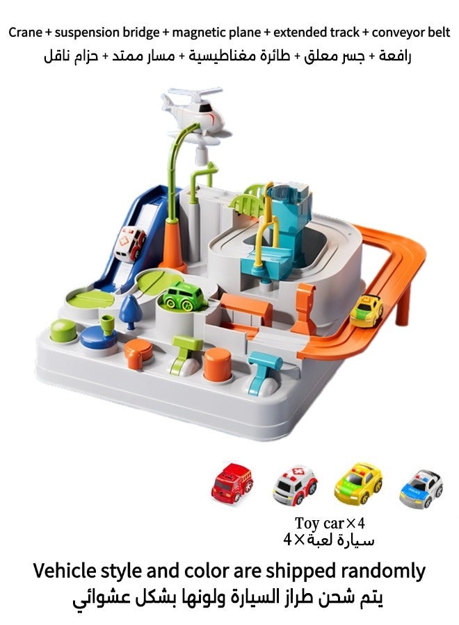 Vixplorn Boys Children's Race Track Toys, Car Toys Suitable For Boys And Girls Aged 3+, Toddler Car Adventure Toys, Children's Educational Games, sSuitable As Gifts For Birthdays, Eid al-Fitr,Ramadan And Other Festivals  - Image 2