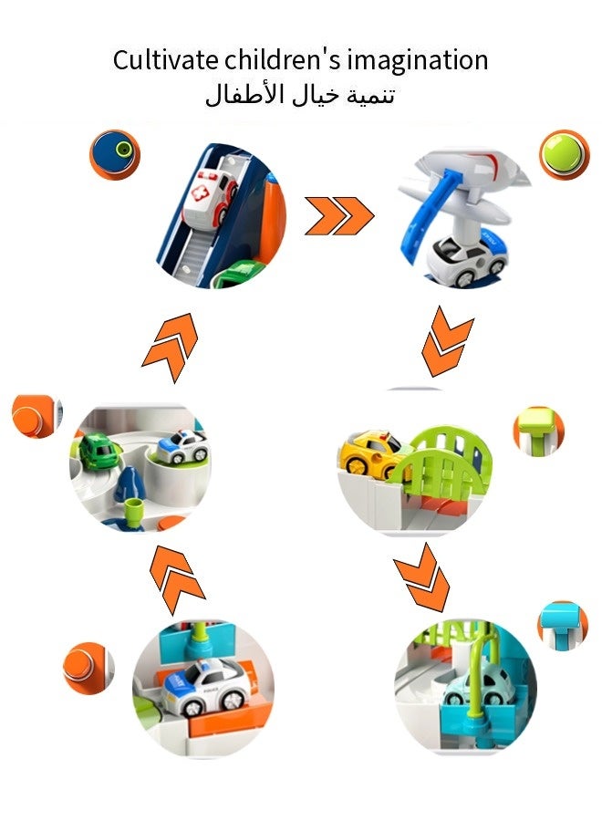 Vixplorn Boys Children's Race Track Toys, Car Toys Suitable For Boys And Girls Aged 3+, Toddler Car Adventure Toys, Children's Educational Games, sSuitable As Gifts For Birthdays, Eid al-Fitr,Ramadan And Other Festivals  - Image 4